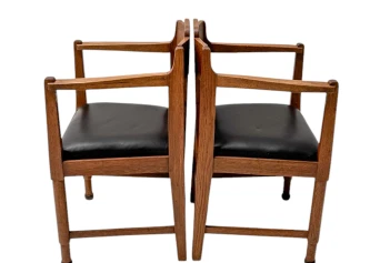 Two Art Deco Amsterdamse School Armchairs, by Frits Spanjaard, 1920s